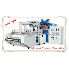One meter high speed PE cling film production line